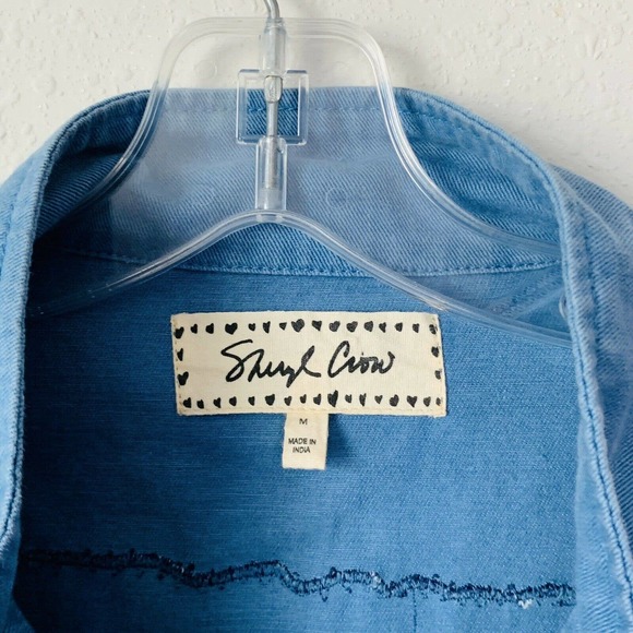 Sheryl Crow Blue Military Flag Utility Cargo Jacket - Picture 2 of 5